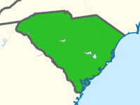 South Carolina Freeform Fiberglass Pools