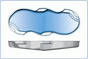 Mirage - Fiberglass Pool