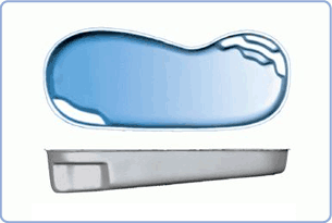 Manatee Shallow - Fiberglass Pool