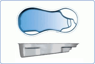 Sundial - Fiberglass Pool