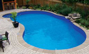 Kidney Freeform - Ingound Vinyl Liner Pool - Oasis