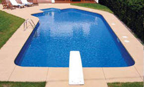 Inground Vinyl Liner Pool - Bahama - Lazy L-Shape