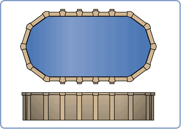 12' x 24' Oval Olympic Deluxe Pools