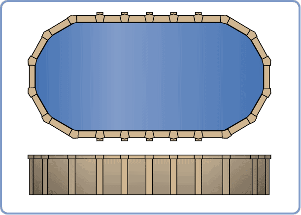 15' x 30' Oval Olympic Deluxe Pools