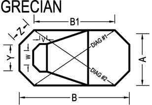 Grecian Shape for Measure