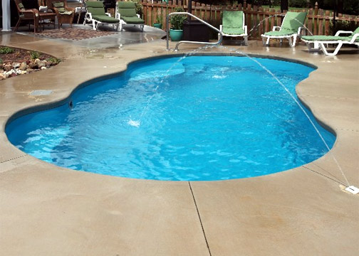 Medium Freeform Fiberglass Pool - Lelani
