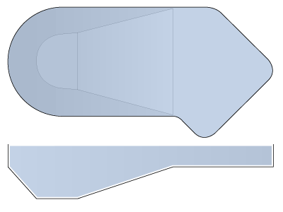 L-Shape Vinyl Liner Pool - Arizona